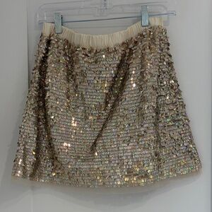 Crewcuts sequin Embellished Skirt - Gold